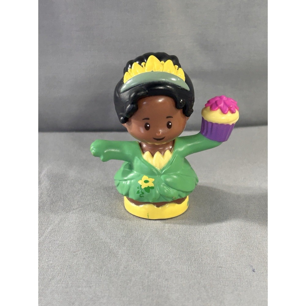 Fisher-Price Little People Disney Princess Tiana Figure With Cupcake Replacement